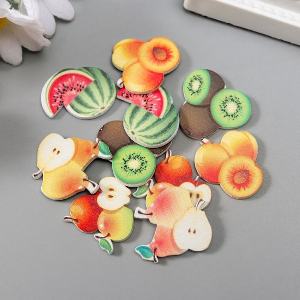 элементы для декора Фрукты дерево 10шт. 5340733