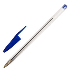 ручка шариковая Staff Basic Budget синяя (аналог BIC) 143758