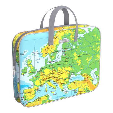 папка с ручками Capitals текстиль 52667