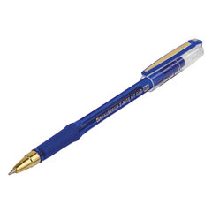 ручка шариковая Brauberg i-Rite GT GLD игловидный наконечник резиновые вставки 143302 синяя