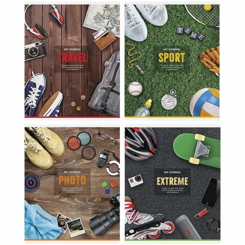 тетрадь 48 листов Увлечения My Journal в клетку 24392 276202