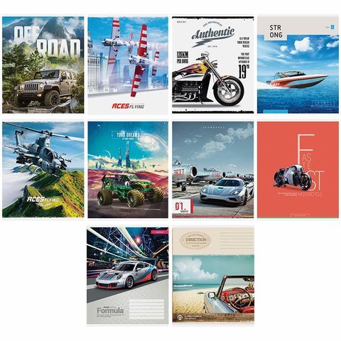 тетрадь 48 листов Техника в клетку 16521 253049