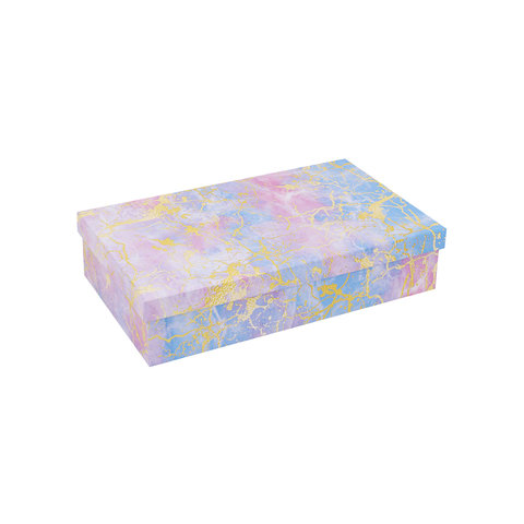 коробка подарочная Сияющий Мрамор 28,5х18,5х12см кор-8604