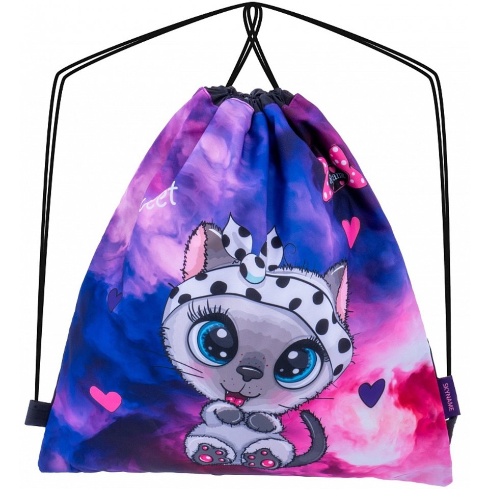 сумка для обуви кошечка с повязкой м-114