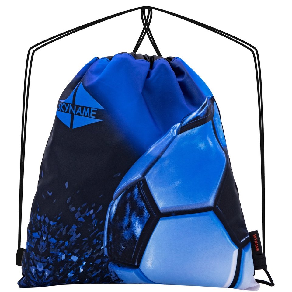 сумка для обуви мяч синий м-153