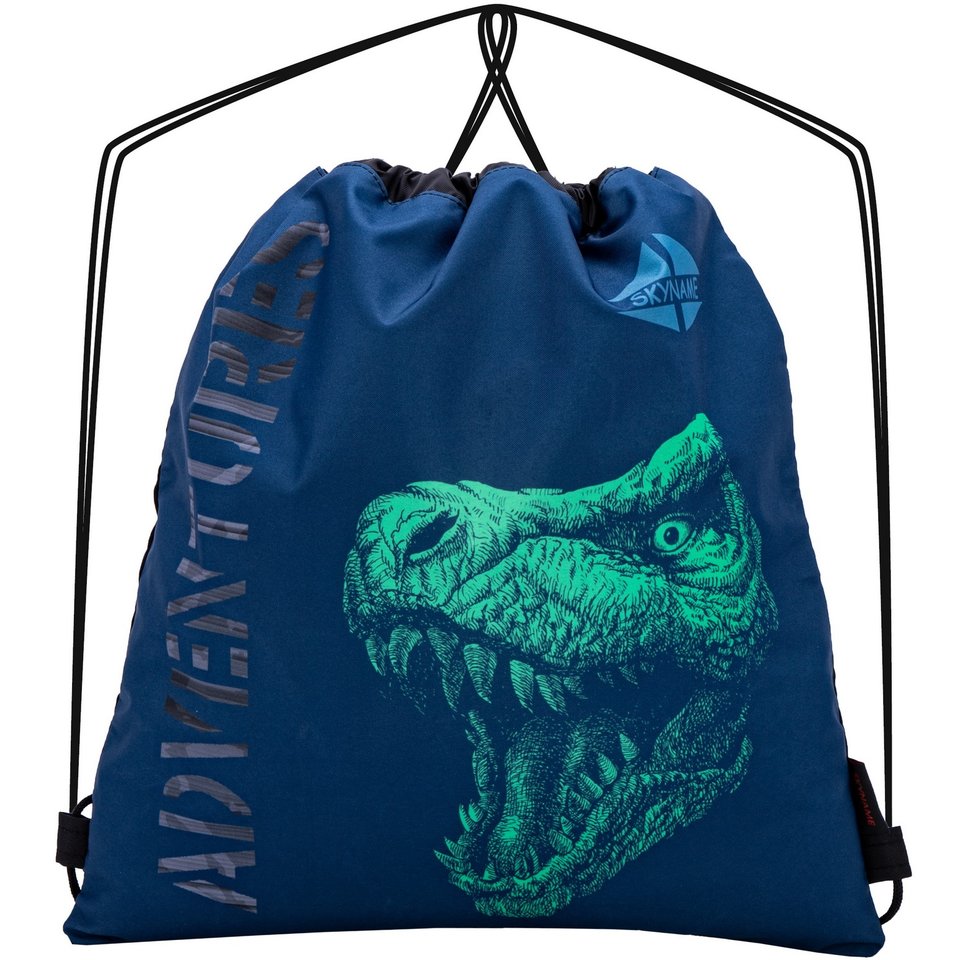 сумка для обуви дино зеленый м-156