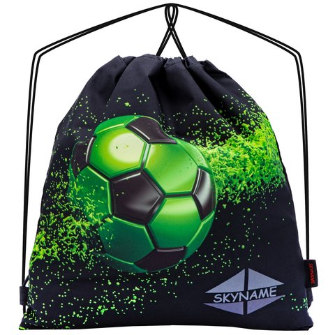 сумка для обуви мяч зеленый м-161