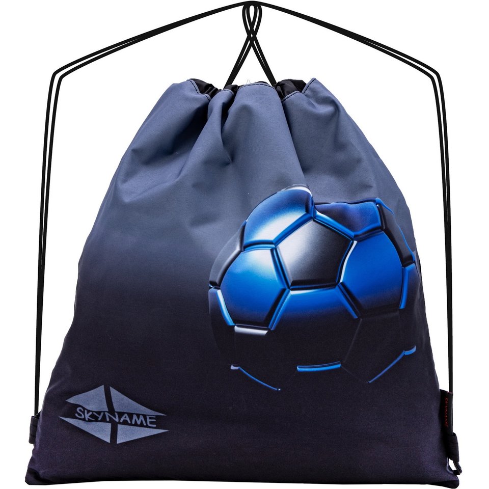 сумка для обуви мяч синий м-176