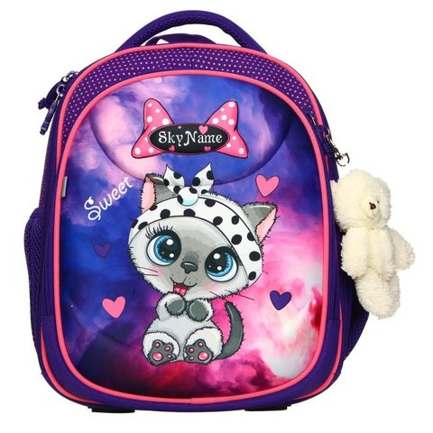 рюкзак для мальчика кошечка с повязкой с мишкой r4-402 (114)