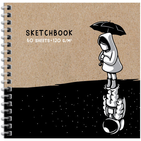 скетчбук А6 60 листов Space Traveler 120г/м2 ms_44870 337356