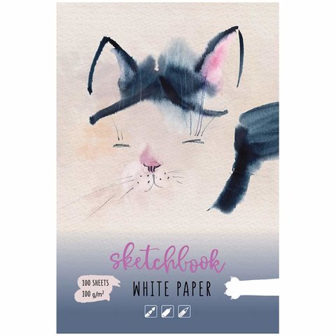 скетчбук А5 100л Кошка спит 9056 311859