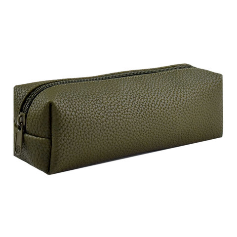 косметичка универсальная зеленая кожзам 53943