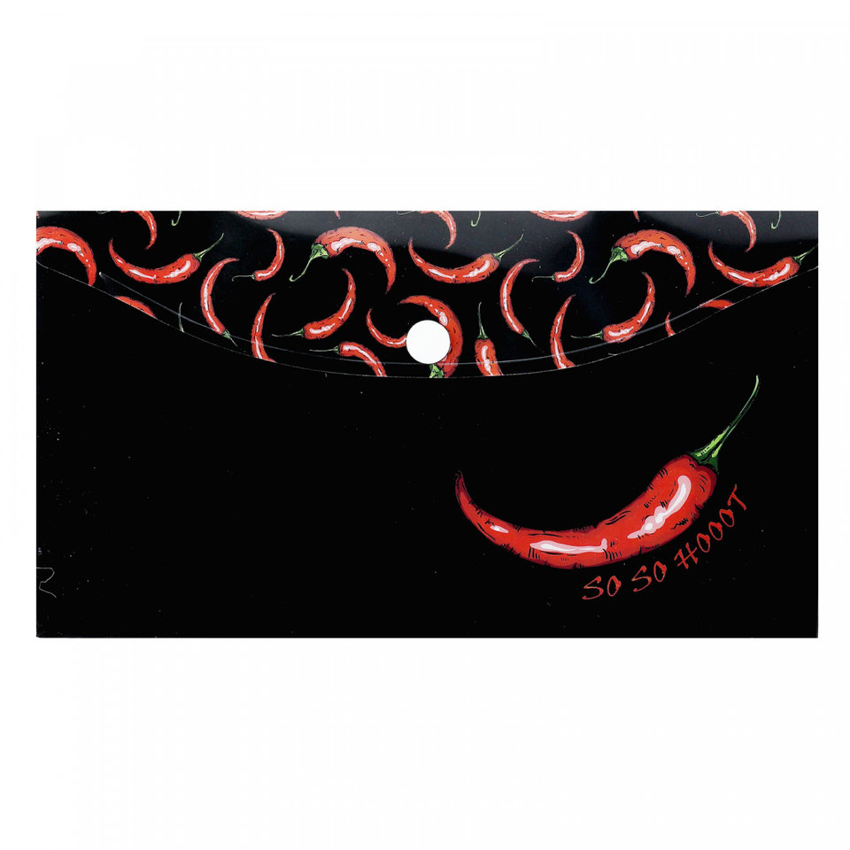 папка-конверт на кнопке А6 Pepper 212184