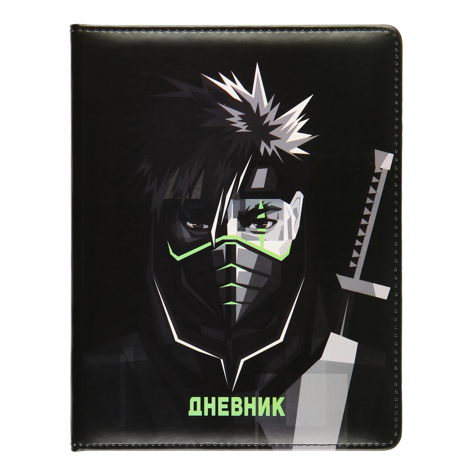 дневник для 1-11 классов кожзам твердый переплет Samurai 214110