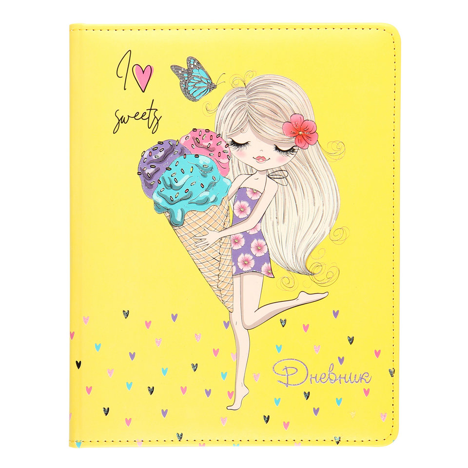 дневник 1-11кл Sweets кожзам 214104