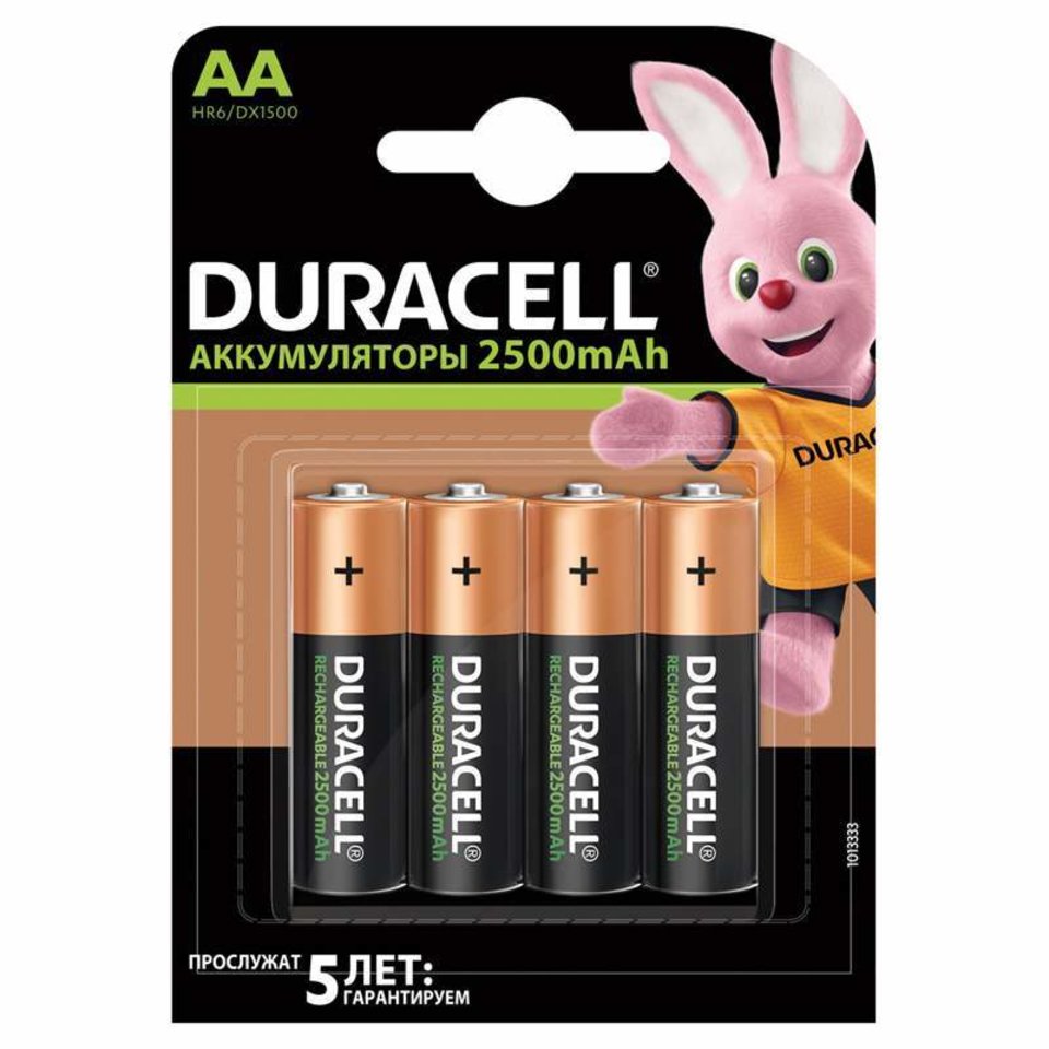 аккумулятор Duracell АА (hr06) 2500mah 259771