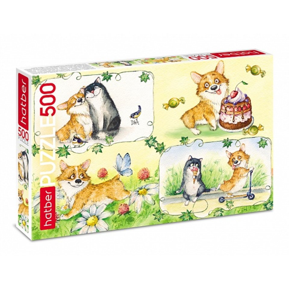 пазл 500 элементов Волшебник Корги 500п32_26170