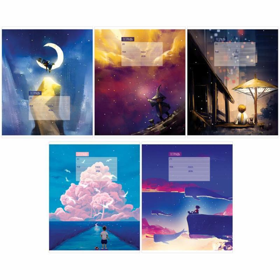 тетрадь 18л Рисунки Сказочный мир клетка 35187 309831