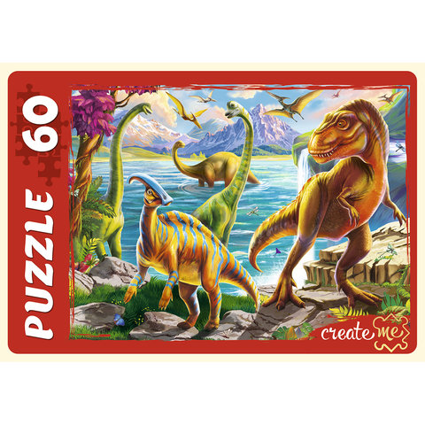 пазл 60 элементов Мир Динозавров пу60-9827