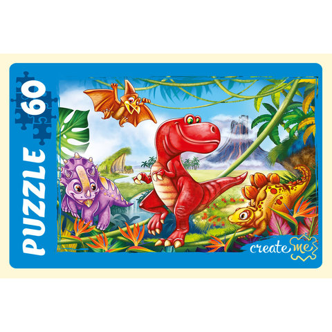 пазл 60 элементов Мир Динозавров п60-6310