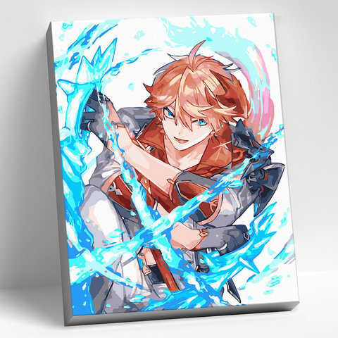 картина по номерам Тарталья 30х40см chr0128 аниме