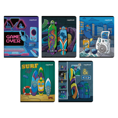 тетрадь 48 листов Хобби в клетку