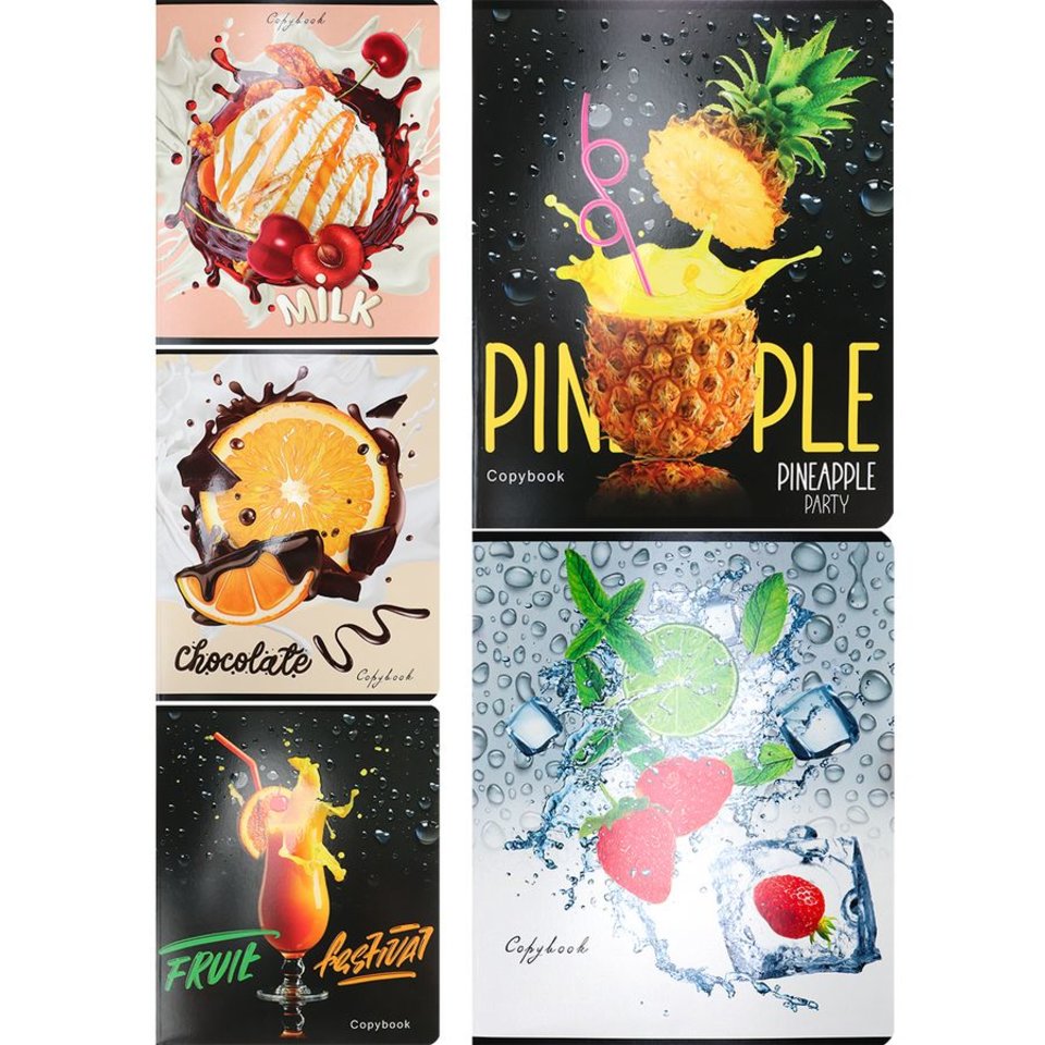 тетрадь 48 листов Магия Вкусов в клетку 48-0843