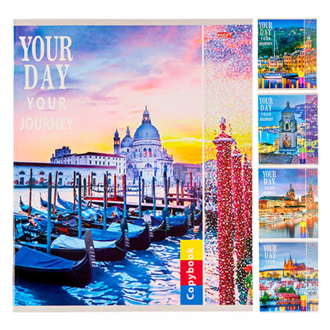 тетрадь 48 листов Твое Путешествие в клетку 48-6075