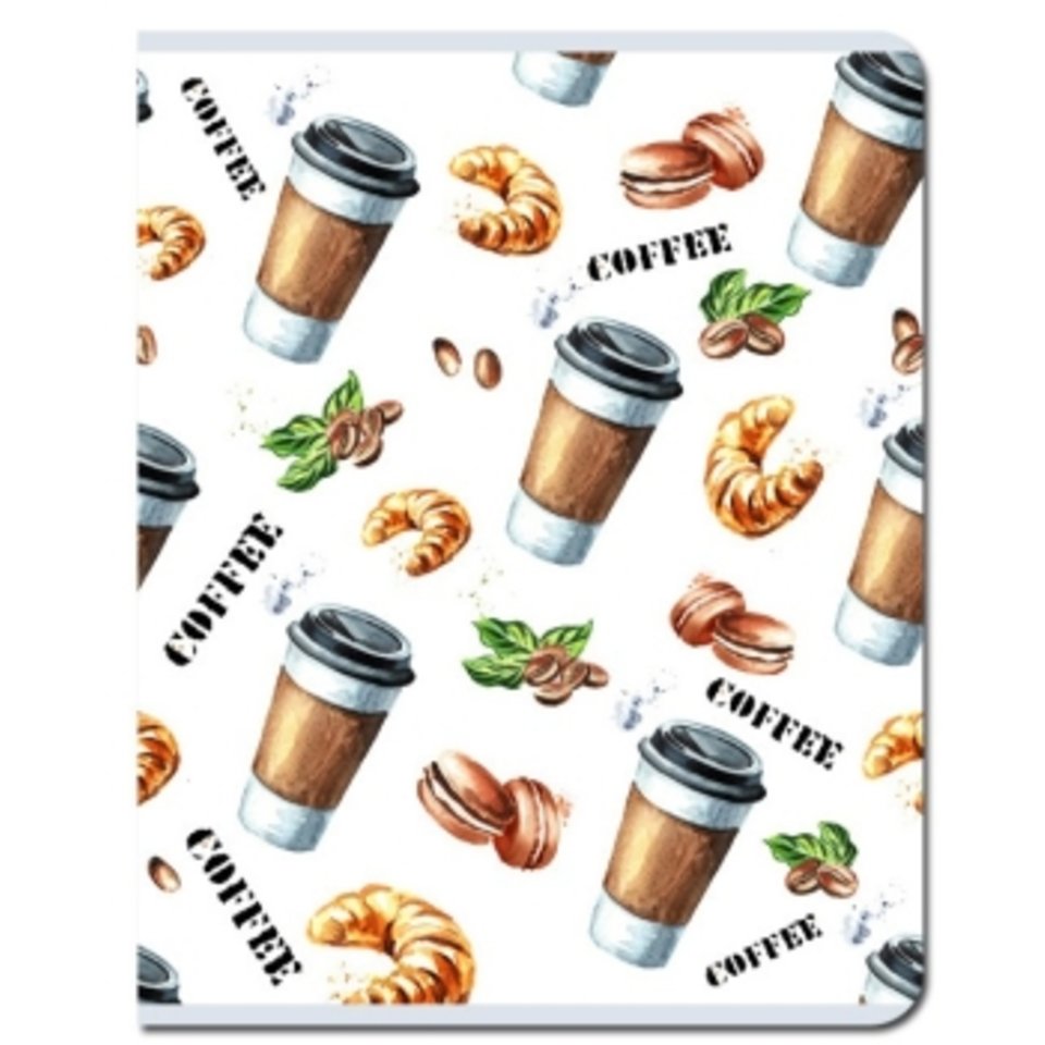 тетрадь 48 листов Кофе Да Круасан FB259 в клетку