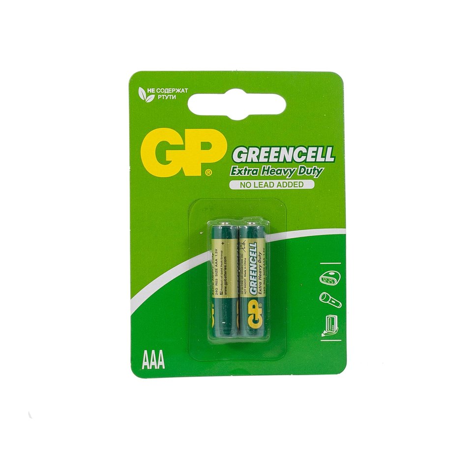 батарейка GP Greencell AA lr6 пальчиковая 4шт/блистер bp4 02769