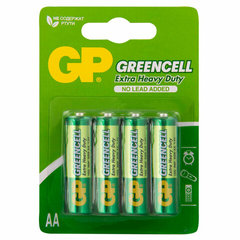 батарейка GP Greencell AA lr6 пальчиковая 4шт/уп bp4 02769 (цена указана за 1шт)