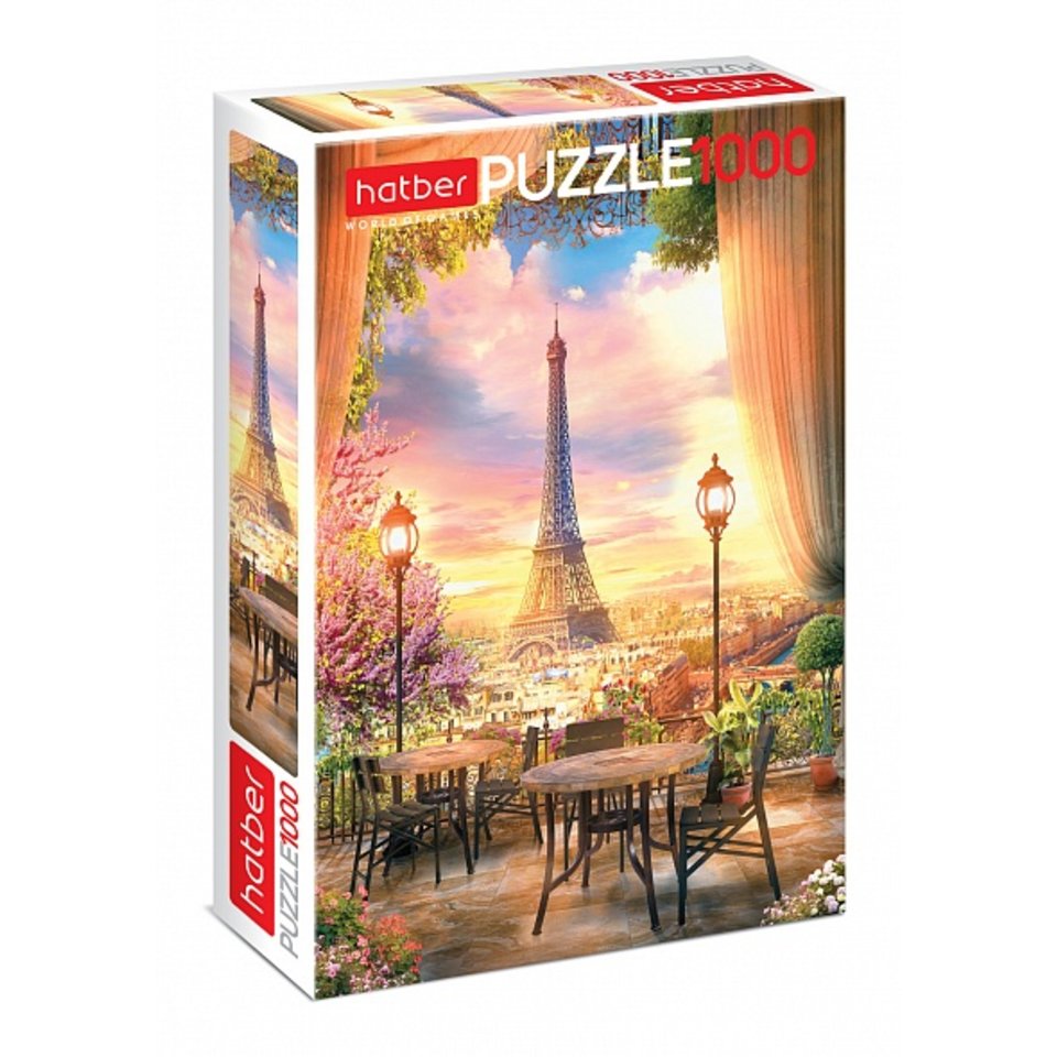 пазл 1000 элементов Романтичный Париж 16973