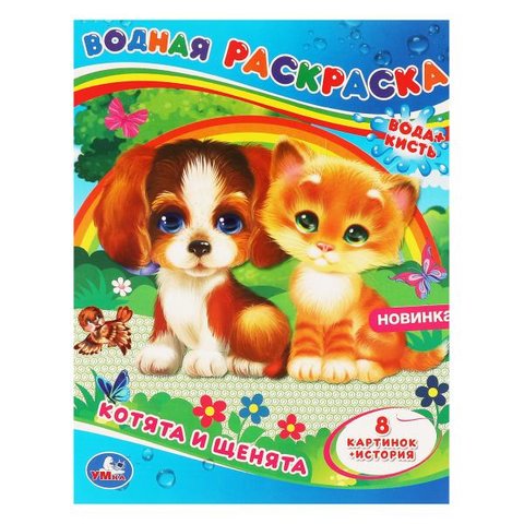 раскраска водная Котята и Щенята 6432-9