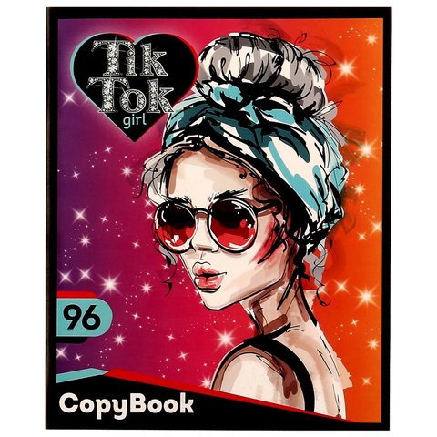 тетрадь 96 листов Tik Tok Girl в клетку ns-96-73895-tt 332480