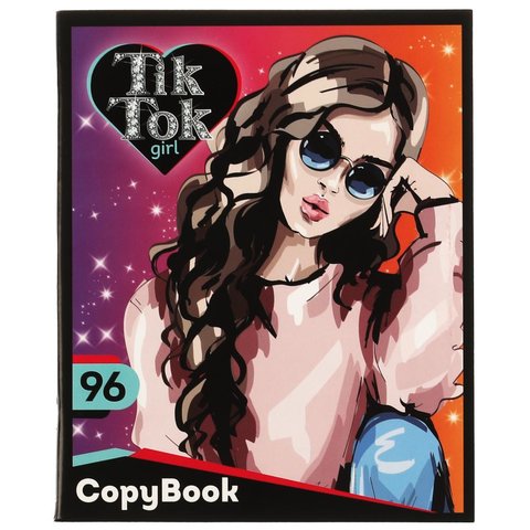 тетрадь 96 листов Tik Tok Girl в клетку ns-96-73894-tt 332479