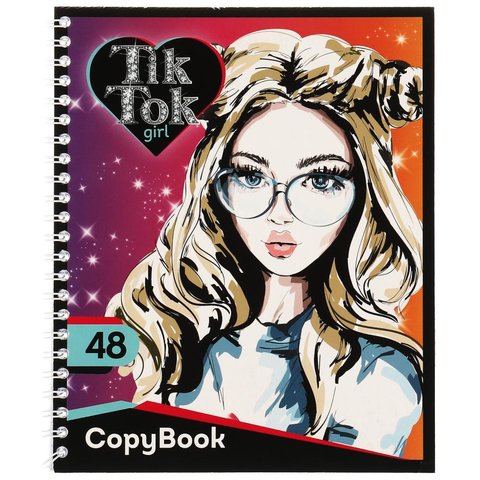 тетрадь 48 листов Tik Tok Girl в клетку nsg-48-73901-tt 332470