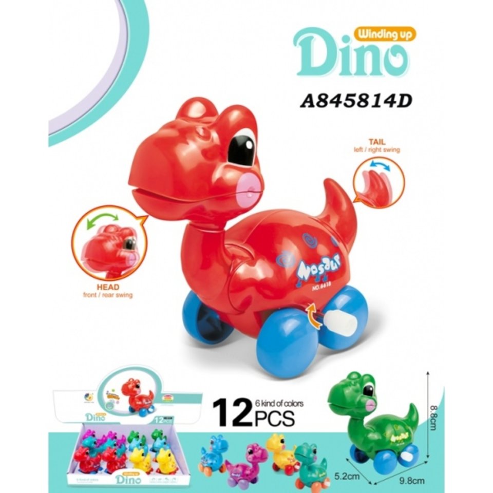 игрушка заводная Динозавр микс a845814 316440