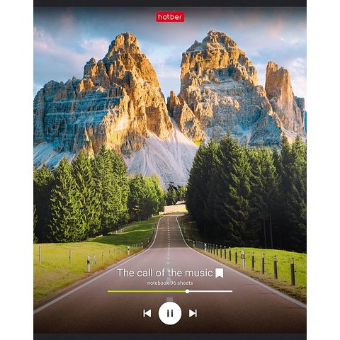 тетрадь 96л Музыка зовет клетка 075202