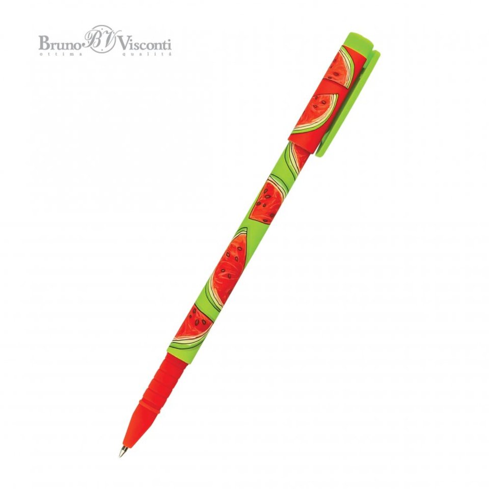 ручка шариковая BV FunWrite Фруктовая Экзотика. Арбуз 20-0212/94 синяя