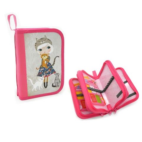 пенал Девочка в Шапке, Котики 3 отделения bv-244