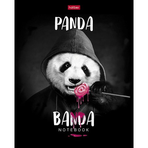 тетрадь 48 листов Панда-Банда в клетку 077678