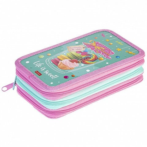 пенал Сладкое Настроение 3 отделения 073528