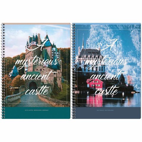 тетрадь А4 80 листов на гребне Путешествия. Mysterious Castle в клетку 26795 282138