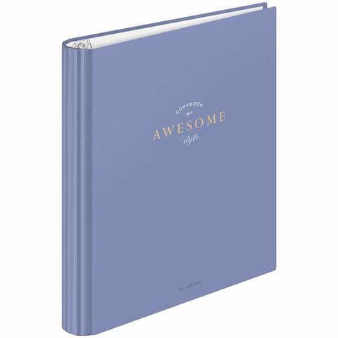 тетрадь на кольцах 120 листов Monocolour. Awesome Style 39538 321631