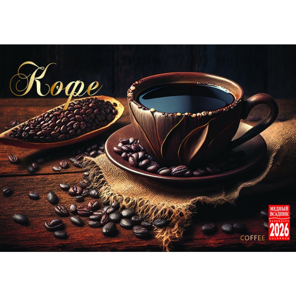 календарь настольный Кофе КР44-26106 (домик) 2026г