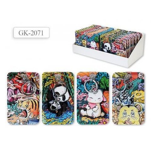 обложка для пропуска Мультяшные Звери gk-2071