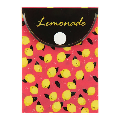 папка-конверт на кнопке А7 Lemonade 10,5х7,4см 212199