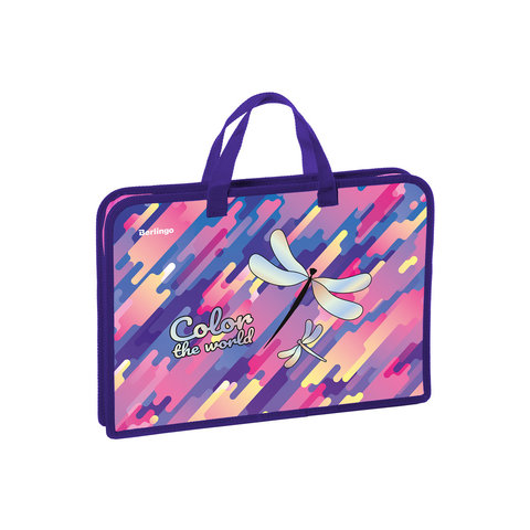 папка для тетрадей А4 с ручками Color The World пластик 44040