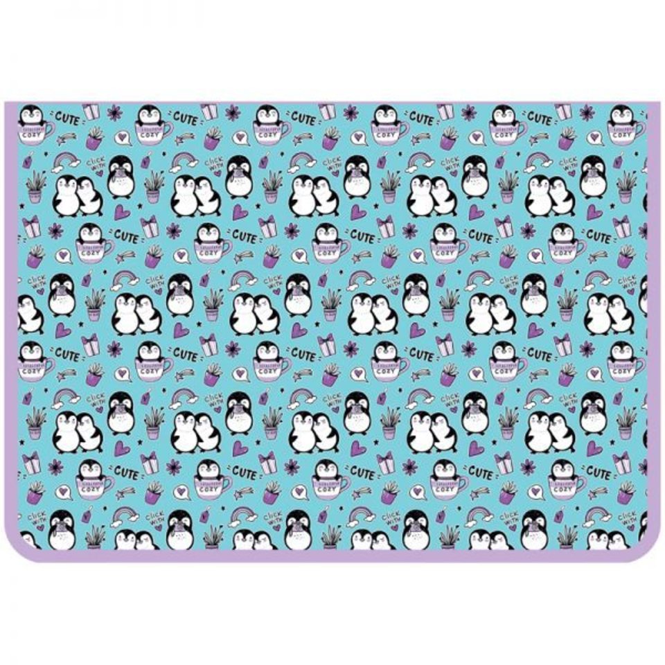 папка для тетрадей А4 с ручками Cute&Cozy пластик 42156 ArtSpace