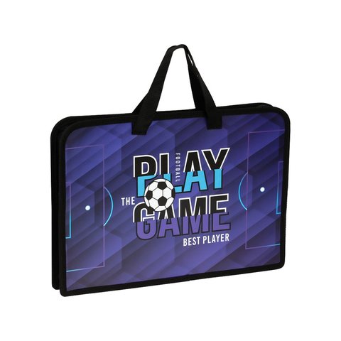 папка для тетрадей А4 с ручками The game пластик 43821